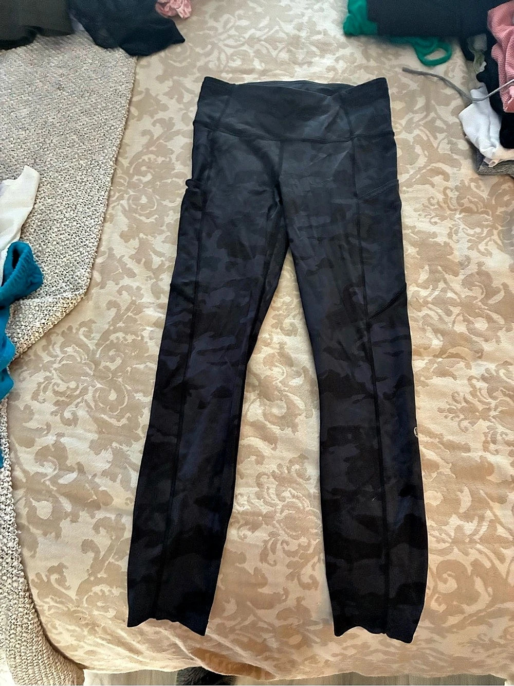 Lululemon Black Camo Leggings